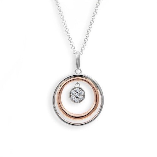 Stříbrný-náhrdelník-MODESI-J332CZ-R-Necklace